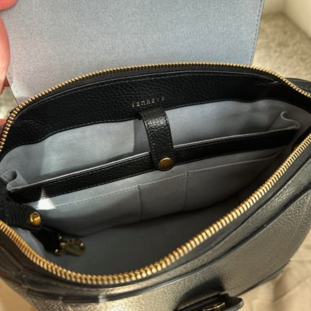 Senreve Mini Maestra in Black Dolce Italian Leather- EXCELLENT CONDITION! - Picture 11 of 15